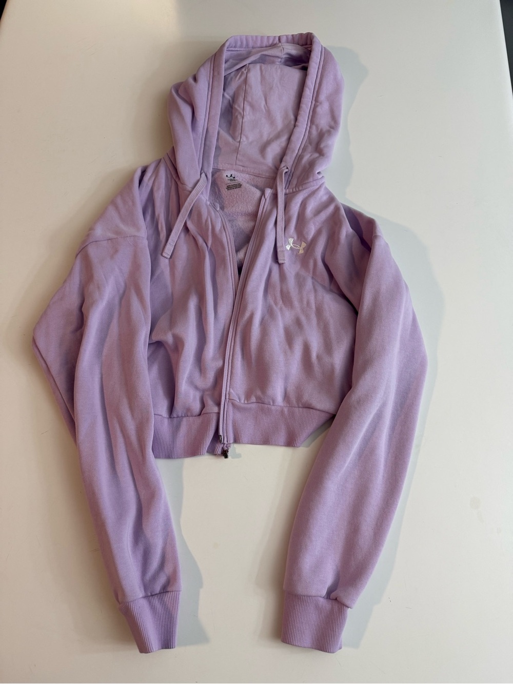 Under Armour Women's Lavender Zip-Up Hoodie Jacket